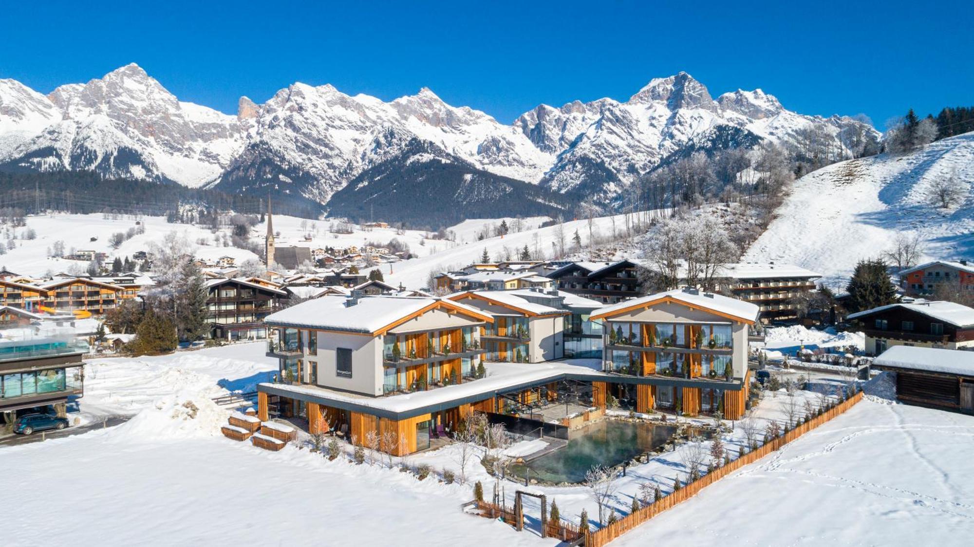 Hotel Morgenzeit -Natuerlich.Bed&Brunch Maria Alm am Steinernen Meer Exterior foto
